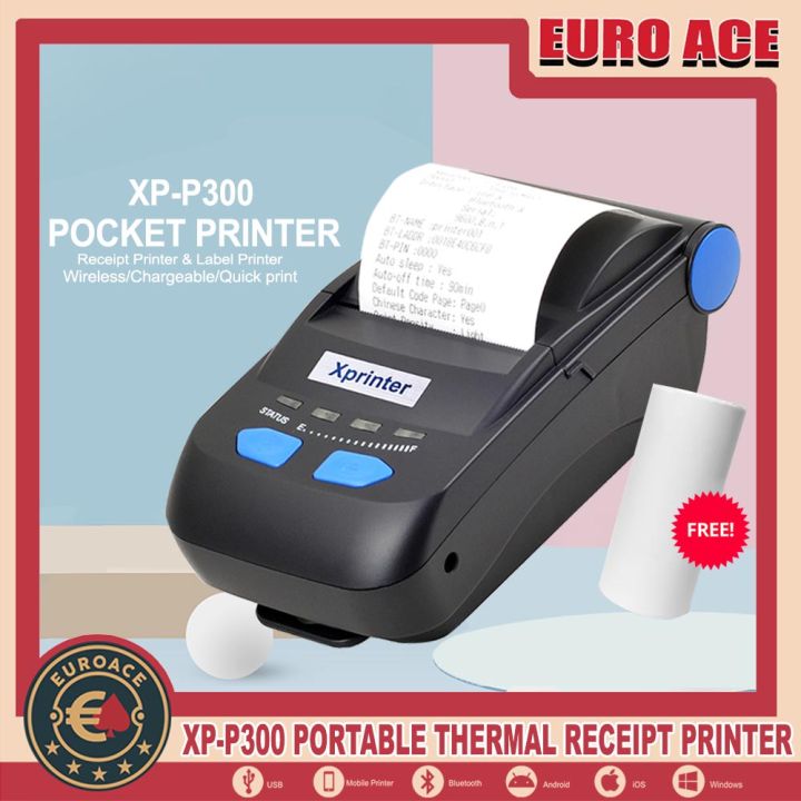 Euro Ace Xprinter Xp P Mobile Reciept Printer Thermal Printer