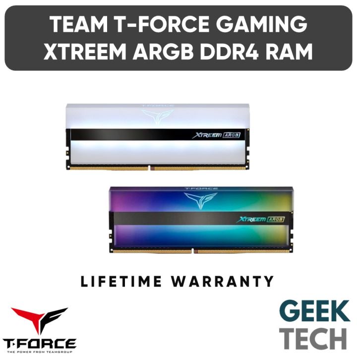 Team T Force Xtreem Argb Ddr Gaming Ram Mhz Mhz Lazada