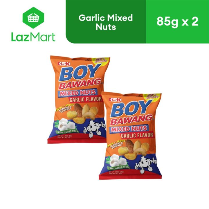 Boy Bawang Mixed Nuts 85g X 2 Lazada PH