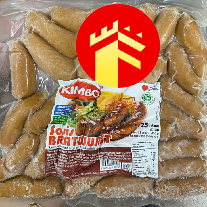 Sosis Bakar Kimbo Gr Isi Kimbo Bratwurst Original Cocktail Kimbo