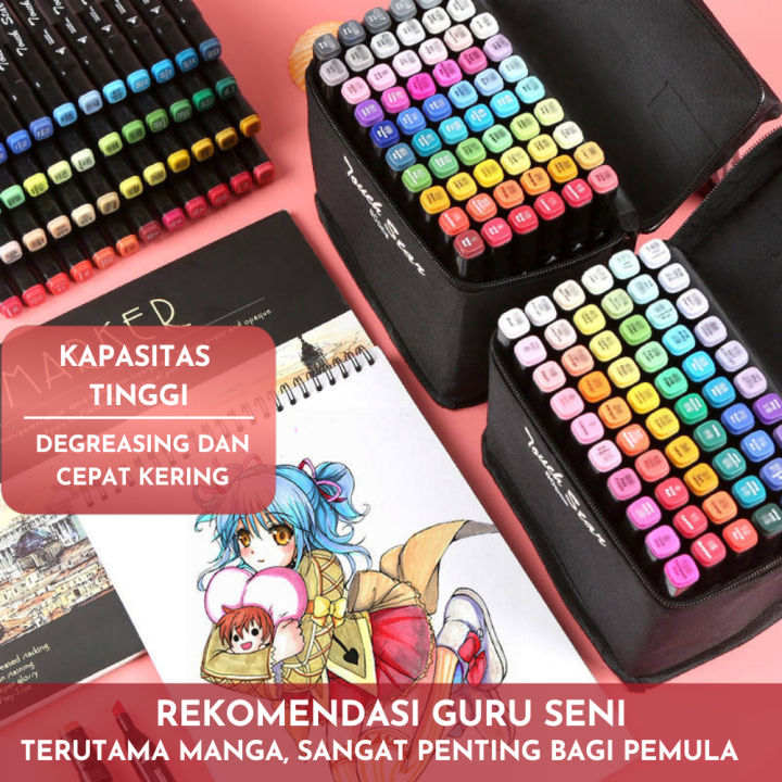 Touchfive Warna Sketsa Spidol Umum General Marker