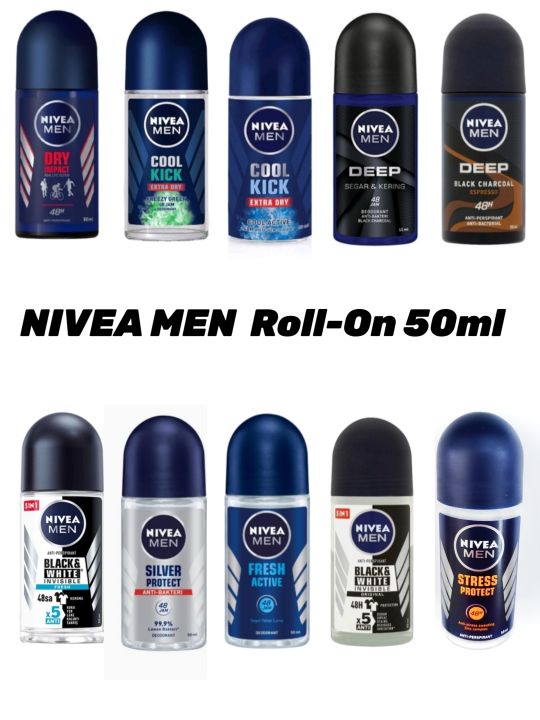 NIVEA Men Deodorant Roll On 50ml Lazada