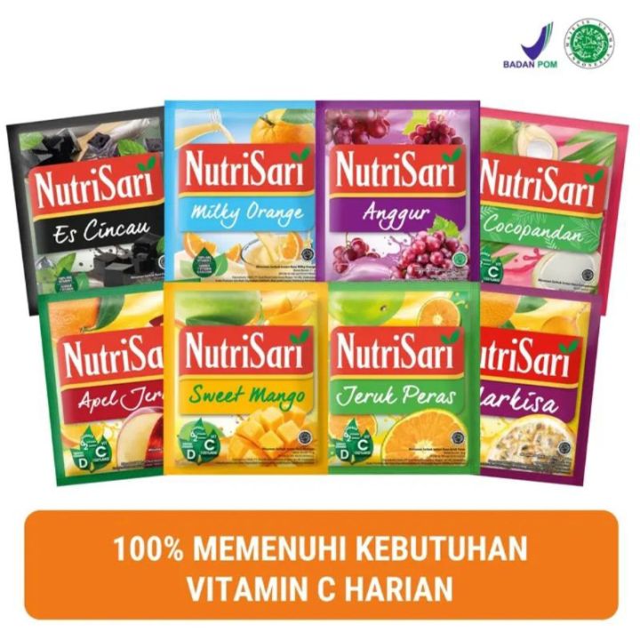 Nutrisari All Varian Renceng Isi 10 Sachet 14gr Lazada Indonesia