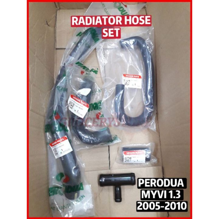 Radiator Hose Set Original Perodua Myvi Full Set