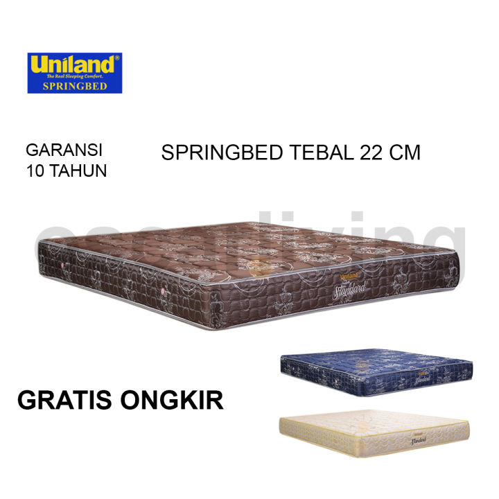 Kasur Spring Bed Uniland Springbed Std Coklat Size X Khusus