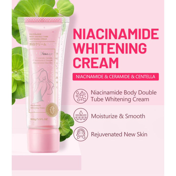 Disaar Niacinamide Double Tube Whitening Body Lotion G Instant