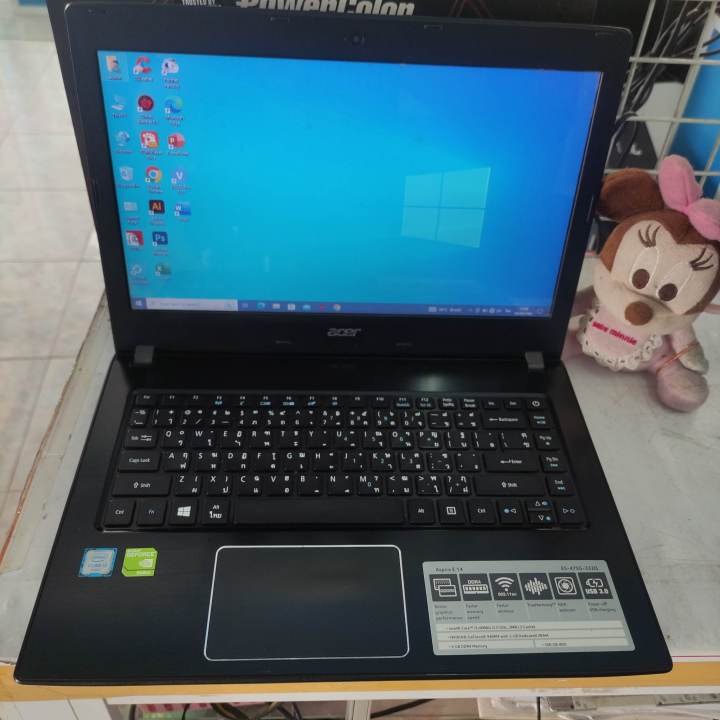 Acer Aspire E14 E5 475G เจน 6 Core i3 6006u Ram 8 GBใชงานได 100 เจน