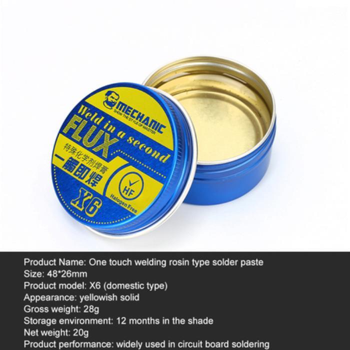 Mechanic Welding Flux X X X Rosin Solder Paste Environmentally