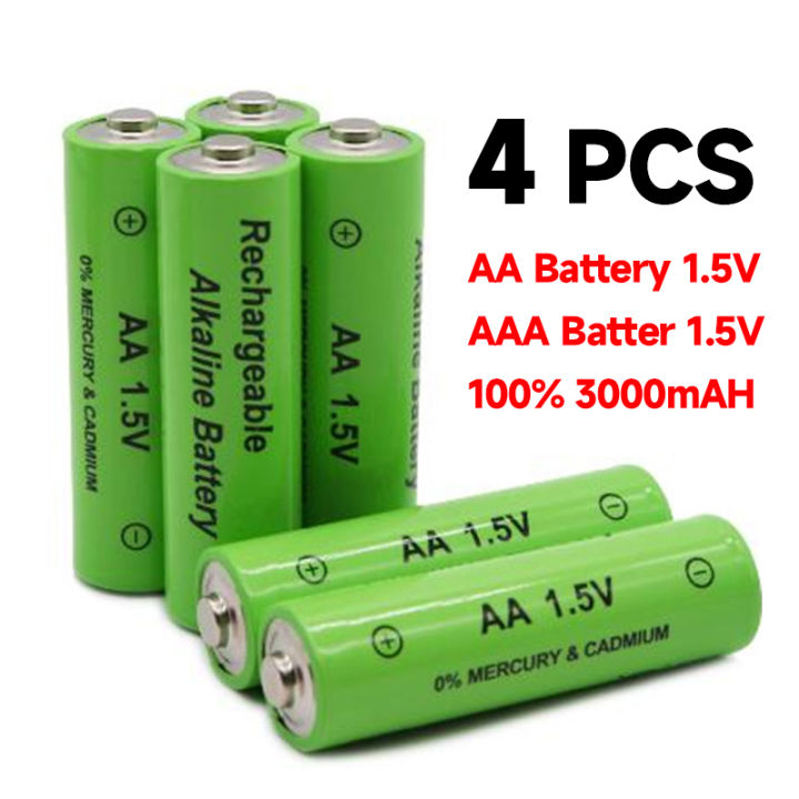 H Shipping Pcs Aa And Aaa Rechargeable Batteries High Capacity