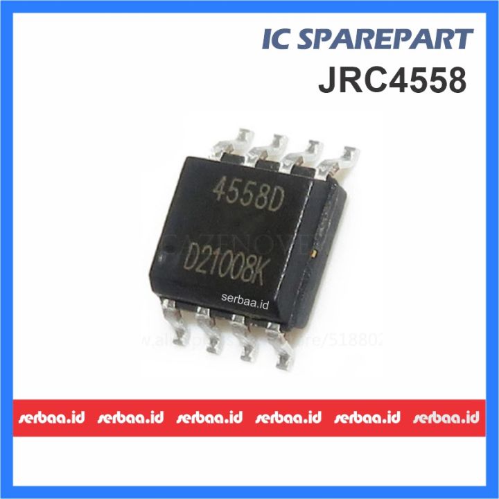 JRC4558D JRC4558 4558 SOP 8 SMD Dual Operational Amplifier Chip