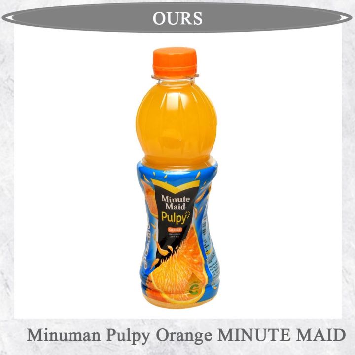 Minute Maid Pulpy Orange Botol 300ml Lazada Indonesia