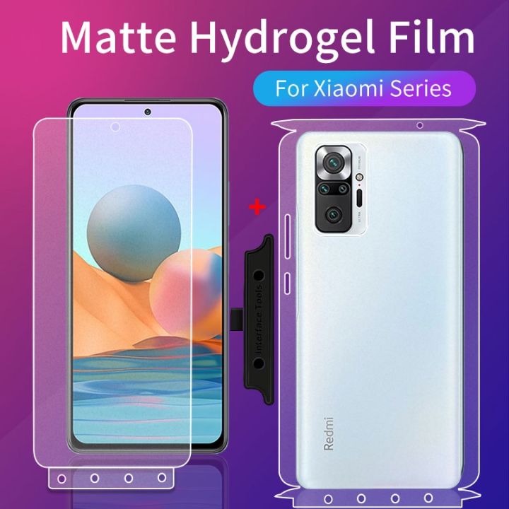 360 Full Cover Edge Matte Hydrogel Film For Xiaomi 13 12 11 Pro Mi 9T