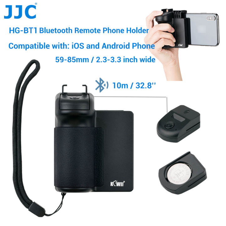 JJC Bluetooth Remote Phone Holder Clip Wireless Control Shutter Tripod