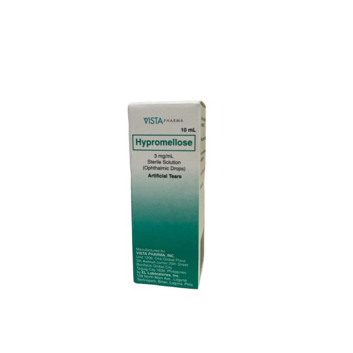 Hypromellose Eye Drops Vista 3mg Ml Opthalmic Solution 10ml Lazada PH