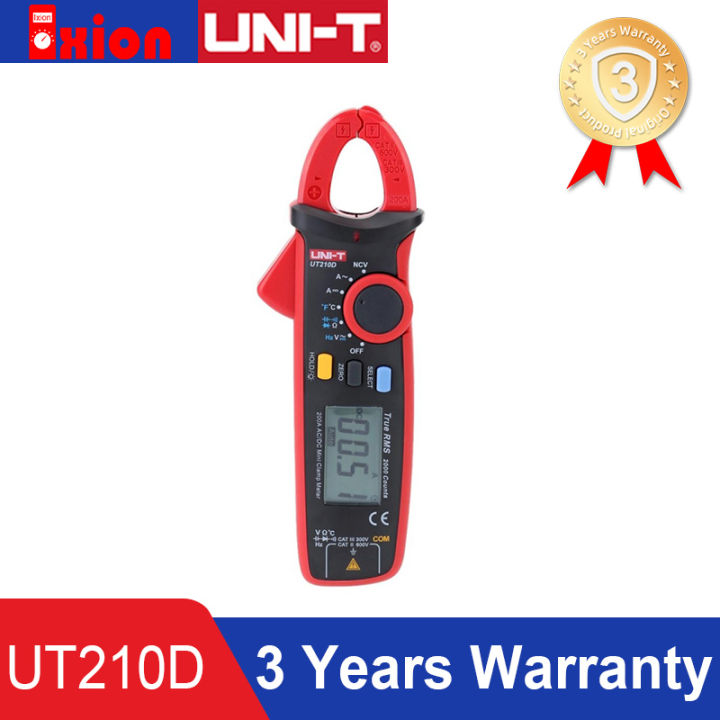 Uni T Ut E Ut D Mini Digital Clamp Meters Ac Dc Current Voltage