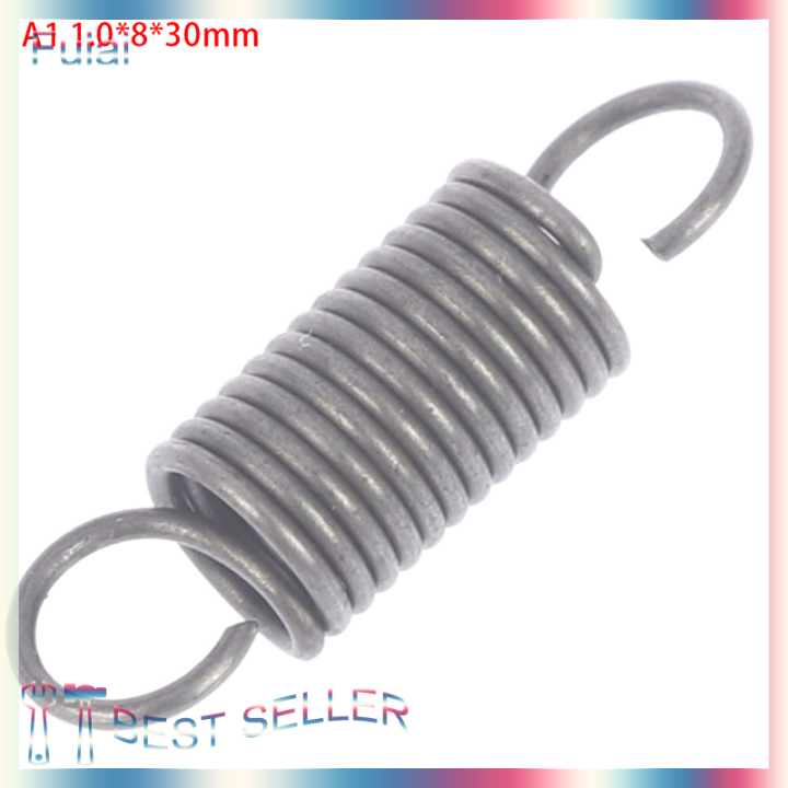 Fulai Pc Extension Tension Spring Springs Steel Hook Expansion Spring