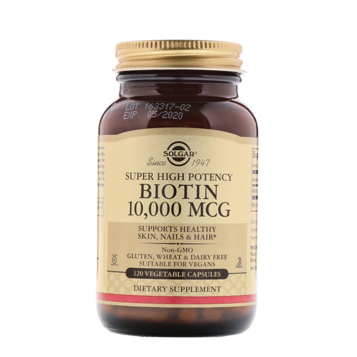 Pre Order Solgar Super High Potency Biotin Mcg