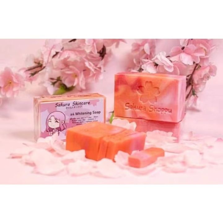 Sakura Skincare X4 Whitening Soap 135G Lazada PH