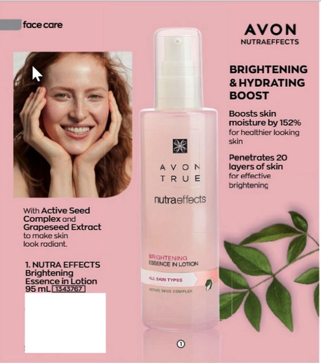 Avon True Nutra Effects Brightening Essence In Lotion 95ml Lazada PH