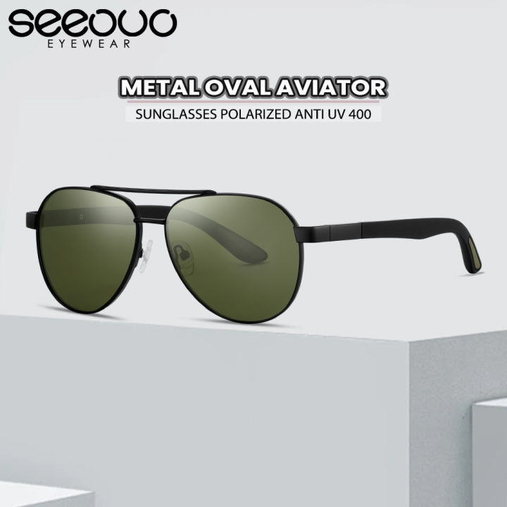 Seeouo Kacamata Lensa Sunglasses Anti Uv Protection Anti Silau