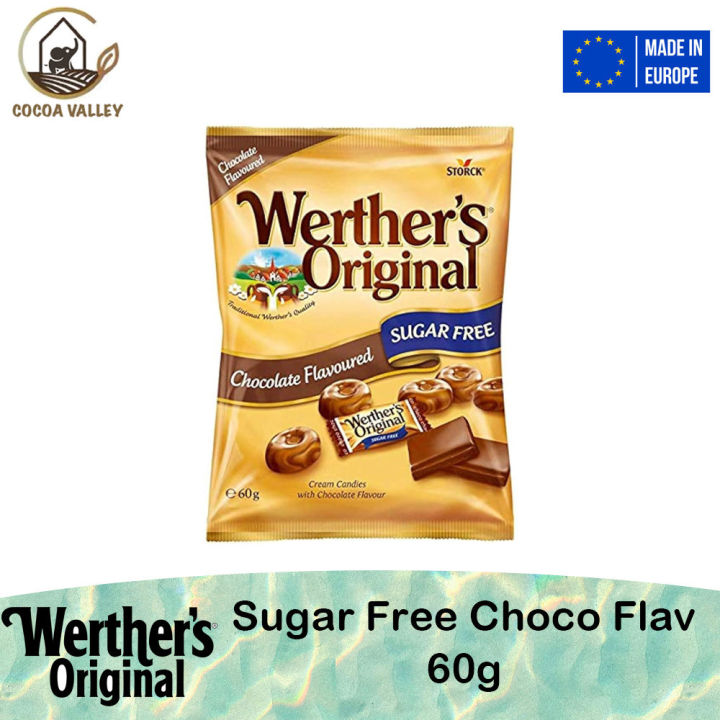 Werther S Original Sugar Free Chocolate Flavour 60g Lazada