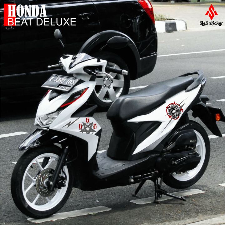 Striping Honda Beat Deluxe 2020 2023 Sticker Motor Viral Cod