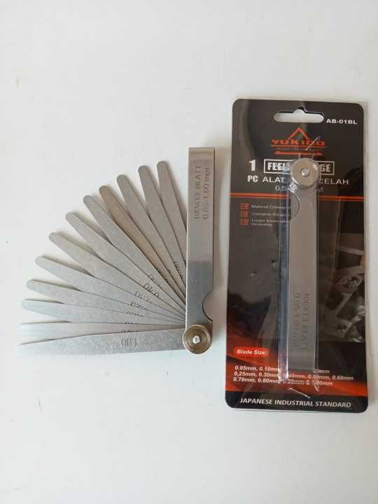 Feeler Gauge Alat Stel Klep Blades Tekiro Lazada Indonesia