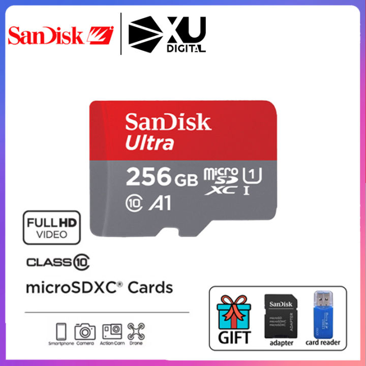 SanDisk 128GB 256GB 512GB 1TB Ultra Micro SDXC A1 Series UHS I Class 10