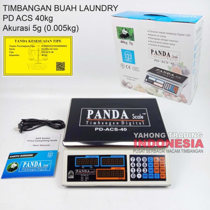 Timbangan Digital Meja Dapur Timbangan Laundry Buah Paket 40kg 5g