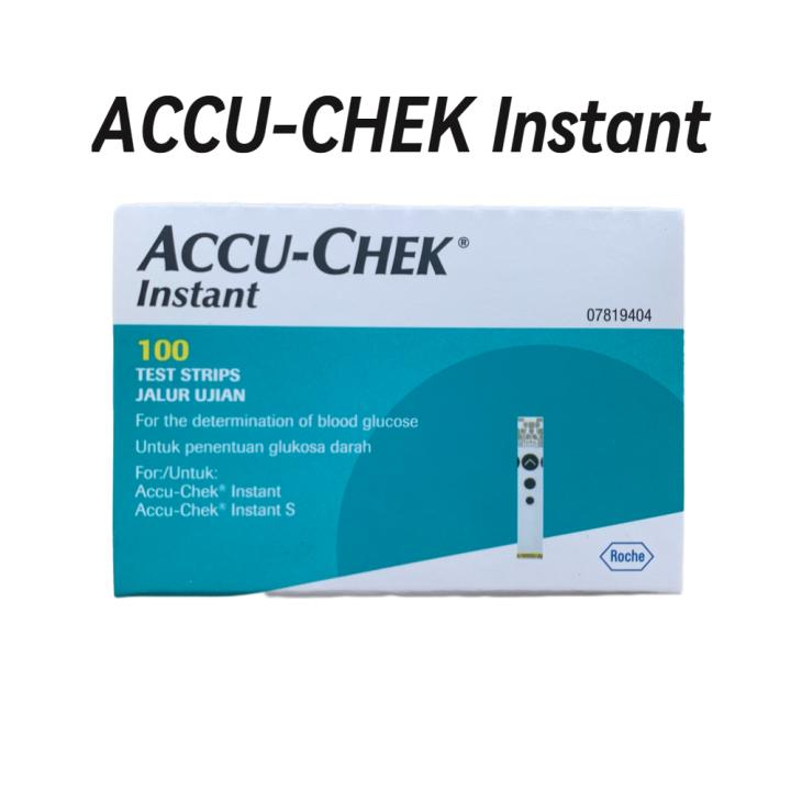 Exp 12 2024 Accu Chek Accuchek Instant Test Strip 50แผน 100แผน