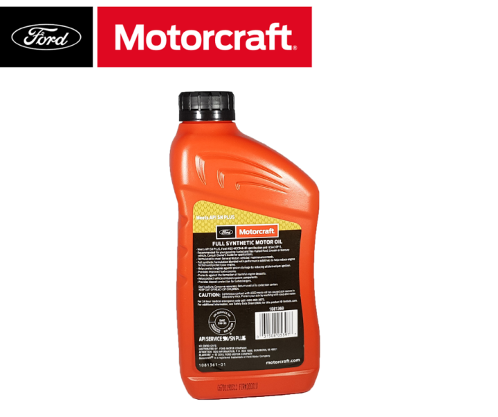 Ford Motorcraft Fully Synthetic Sae W Genuine Ford Fully Synthetic