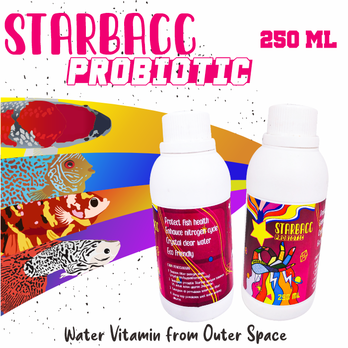 Probiotik Starbacc Koi Koki Channa Louhan Predator Ml Untuk