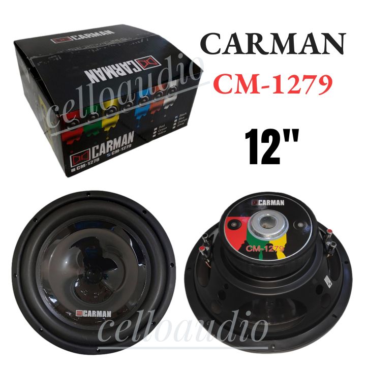 Subwoofer Inch Carman Cm Double Coil Subwoofer Cm