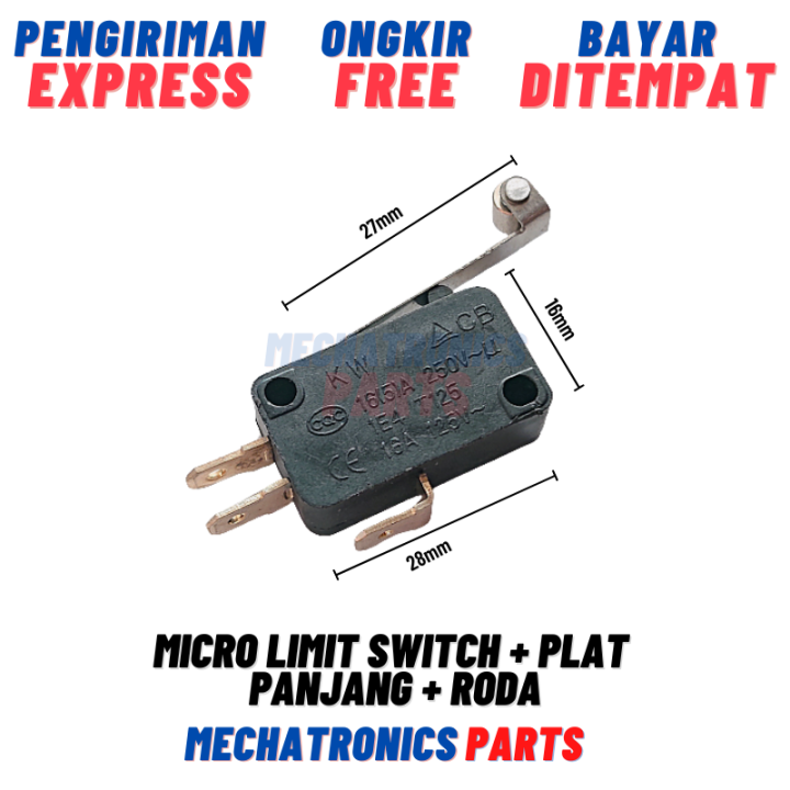 Swi Micro Limit Switch Plat Panjang Roda Lazada Indonesia