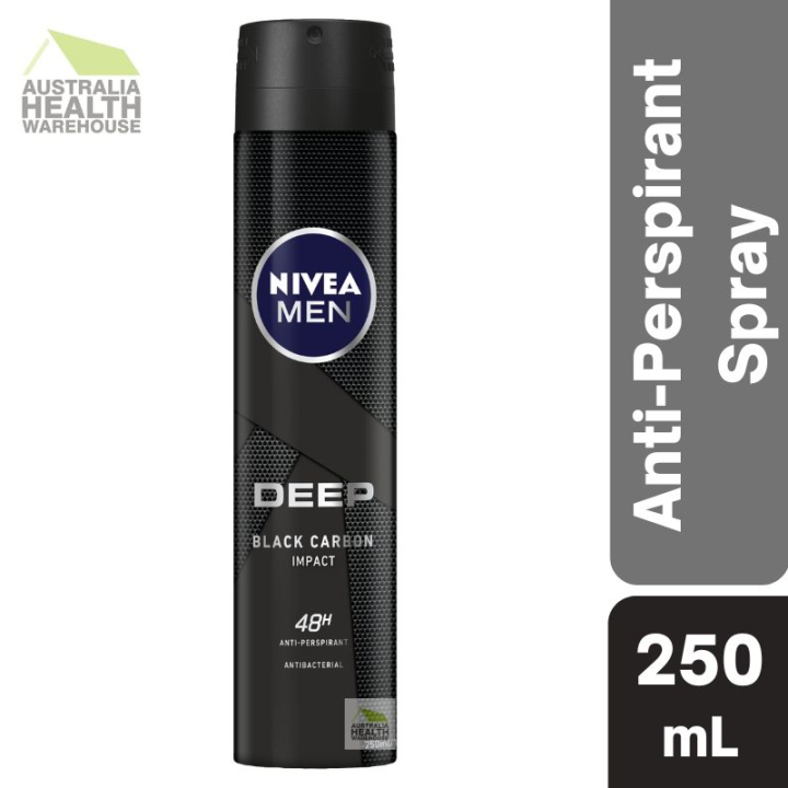 Nivea Men Deep Anti Perspirant Deodorant Spray Ml Lazada Singapore