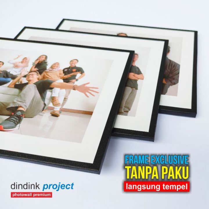 Cetak Foto Exclusive Bingkai Foto Frame Tanpa Paku Tinggal Tempel