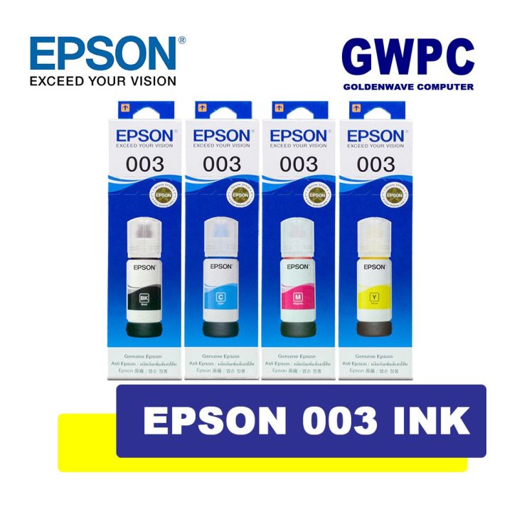 Epson 003 Genuine Ink Bottle Lazada PH