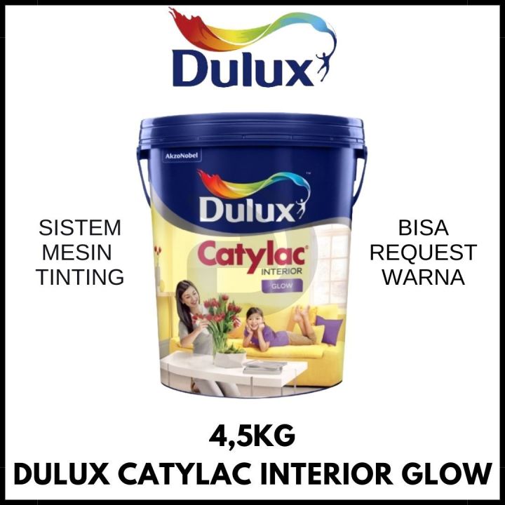 Cat Tembok Interior Dulux Catylac Interior Glow Galon Kg Sistem