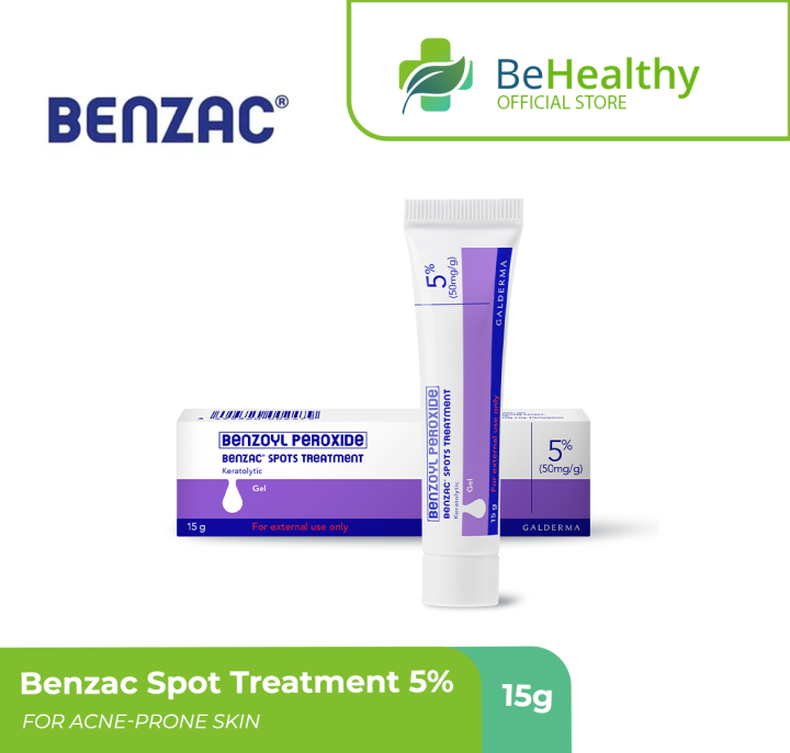 Benzac Benzoyl Peroxide Spots Treatment Gel Mgg G Lazada Ph