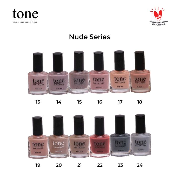 Tone Nail Lacquer Nude Series Lazada Indonesia