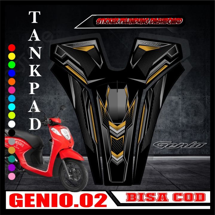 Decal Honda Genio Pelindung Dashboard Tankpad Deckpad Body Protektor