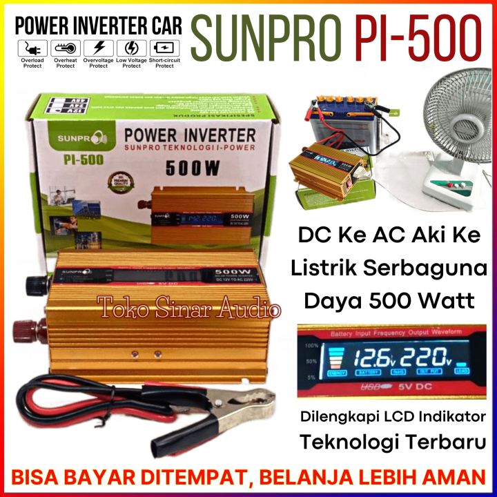 Power Inverter Watt Sunpro Pi Power Sunpro Inventer Dc To Ac