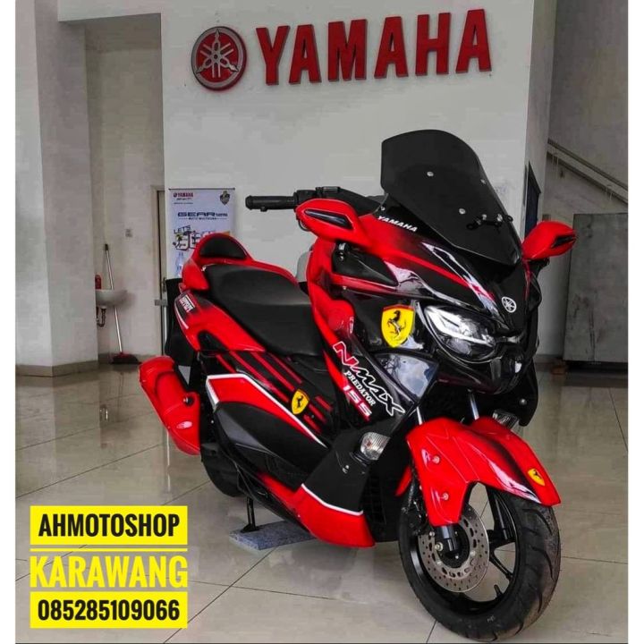 PAKET FULLBODY NEW YAMAHA NMAX 2020 PREDATOR PERPADUAN WARNA MERAH DAN