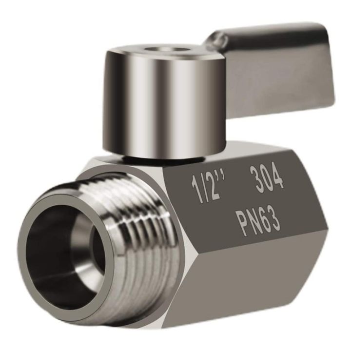 Stainless Steel Mini Ball Valve Inch Female X Male Npt Thread