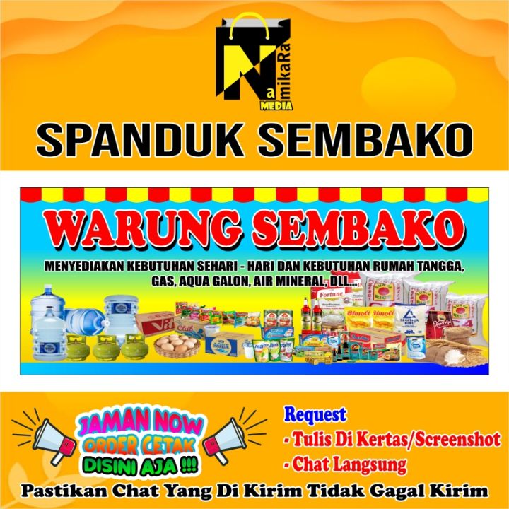 Spanduk Banner Warung Sembako Termurah Yang Kekinian Banner Warung