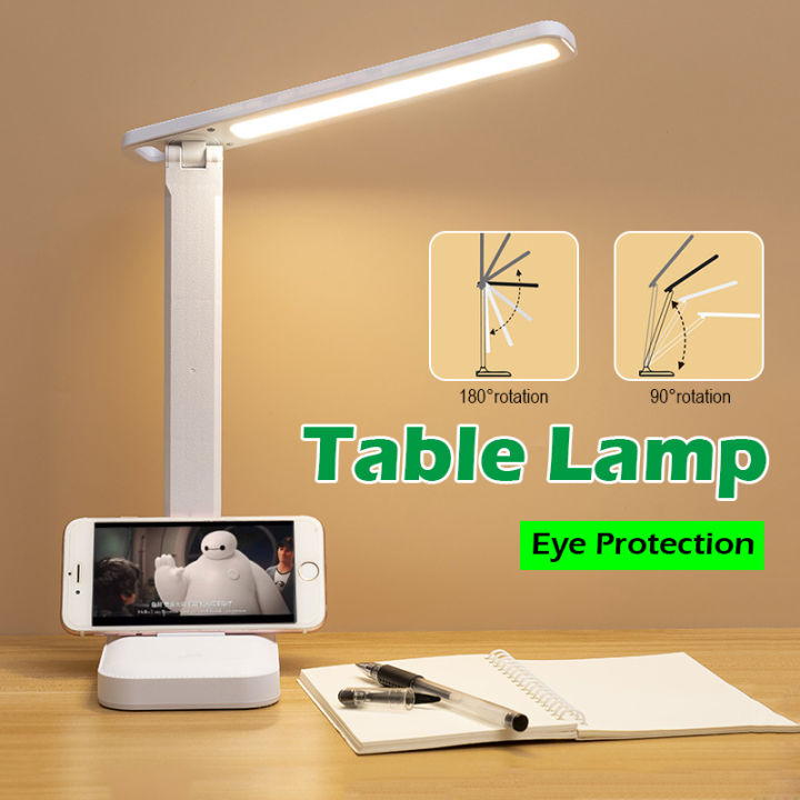 Foldable LED Touch Dimming Desk Lamp USB Charging Reading Eye