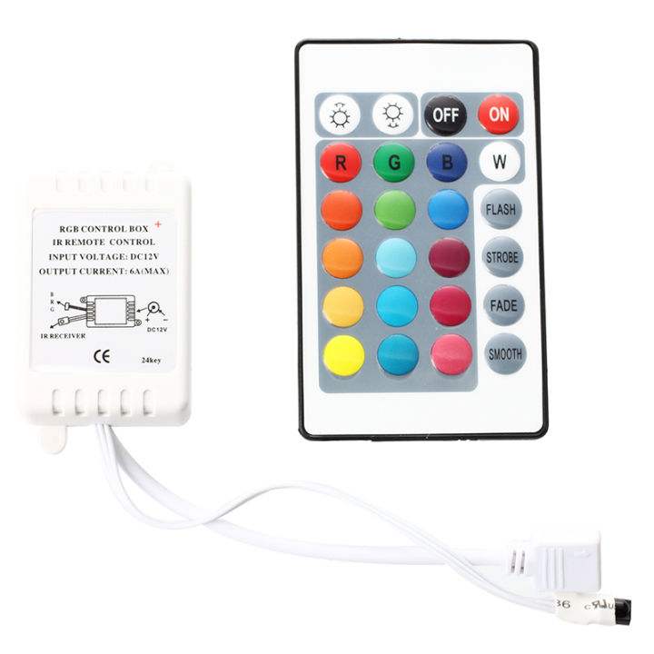 IR Box Remote Controller 24 Keys For RGB LED Light Strip Lazada PH