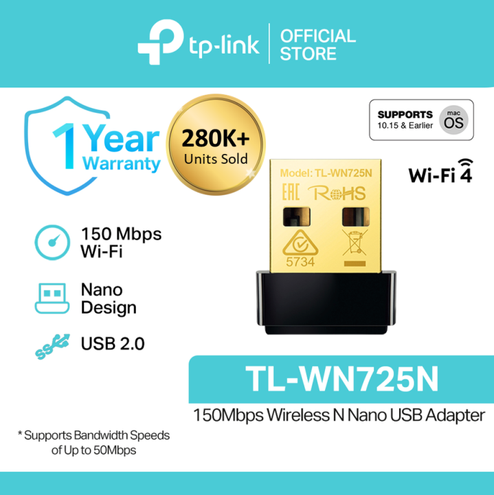 TP Link TL WN725N 150Mbps Wireless N Nano USB Adapter USB WiFi