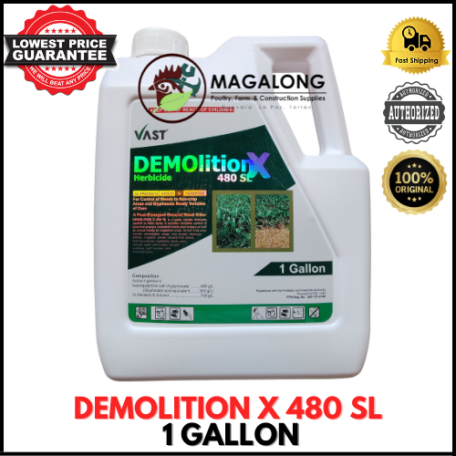 DEMOLITION X HERBICIDE 480 SL NON SELECTIVE GLYPHOSATE HERBICIDE