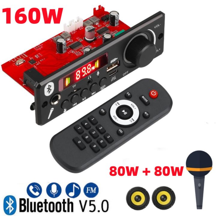 W Amplifier Diy Mp Decoder Board V Bluetooth Car Music Player